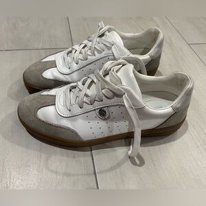 MICHAEL Michael Kors White and Gray Sneakers